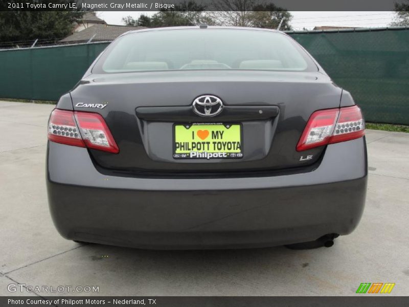 Magnetic Gray Metallic / Bisque 2011 Toyota Camry LE