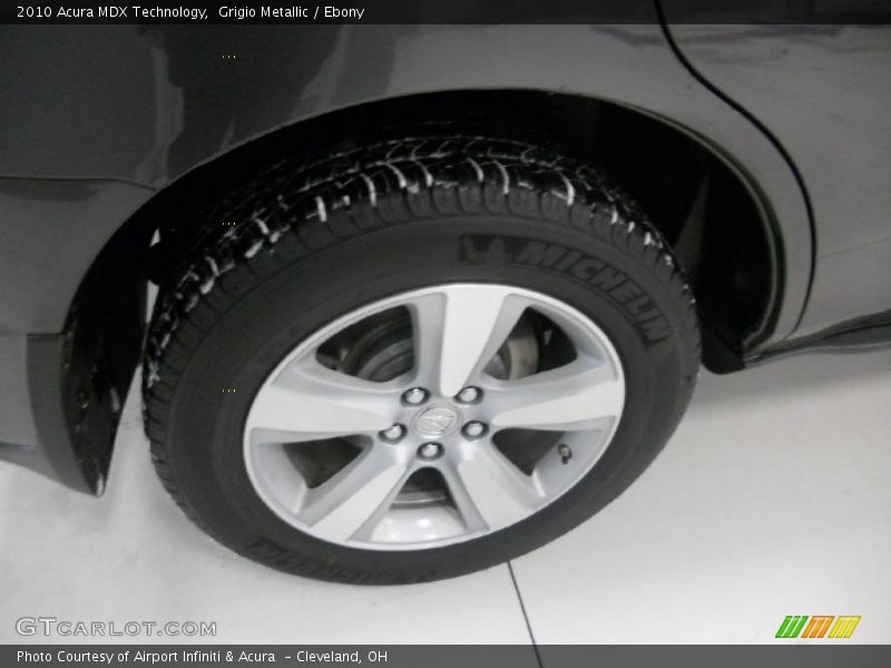 Grigio Metallic / Ebony 2010 Acura MDX Technology