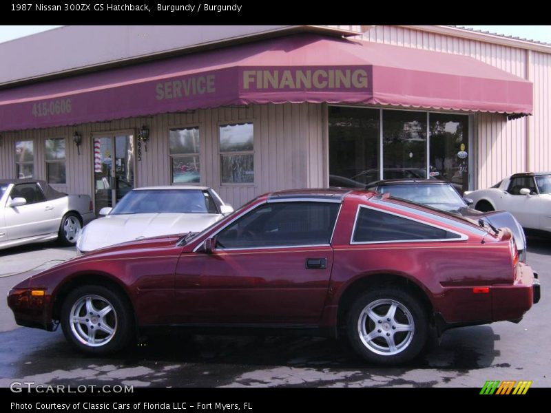 Burgundy / Burgundy 1987 Nissan 300ZX GS Hatchback