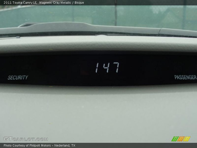 Magnetic Gray Metallic / Bisque 2011 Toyota Camry LE