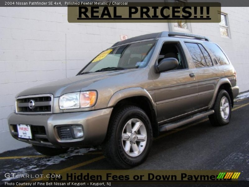 Polished Pewter Metallic / Charcoal 2004 Nissan Pathfinder SE 4x4