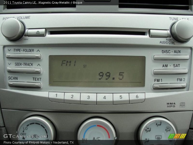 Magnetic Gray Metallic / Bisque 2011 Toyota Camry LE