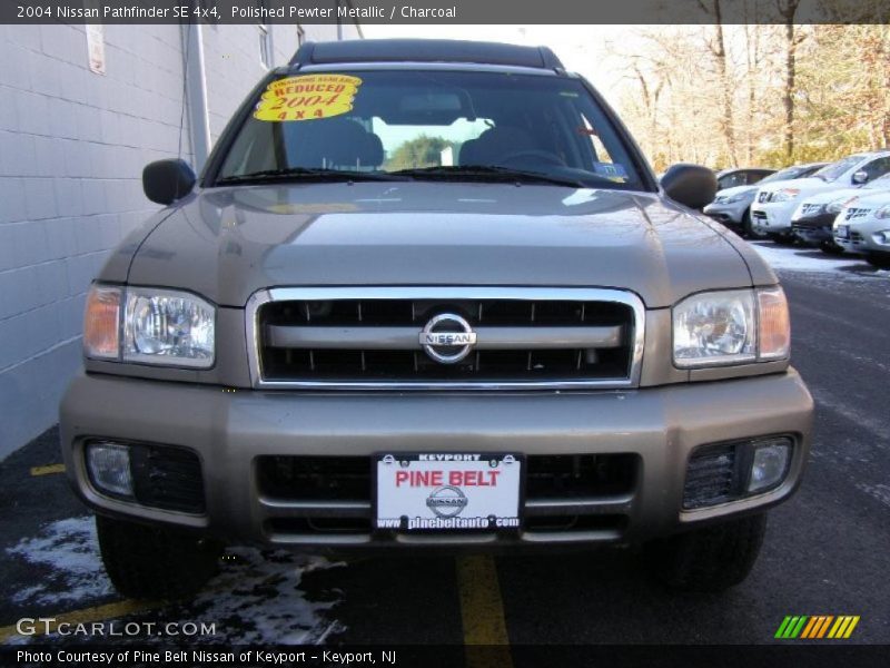 Polished Pewter Metallic / Charcoal 2004 Nissan Pathfinder SE 4x4