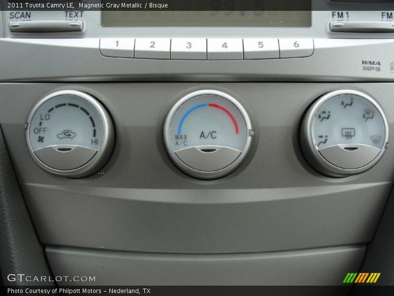 Magnetic Gray Metallic / Bisque 2011 Toyota Camry LE