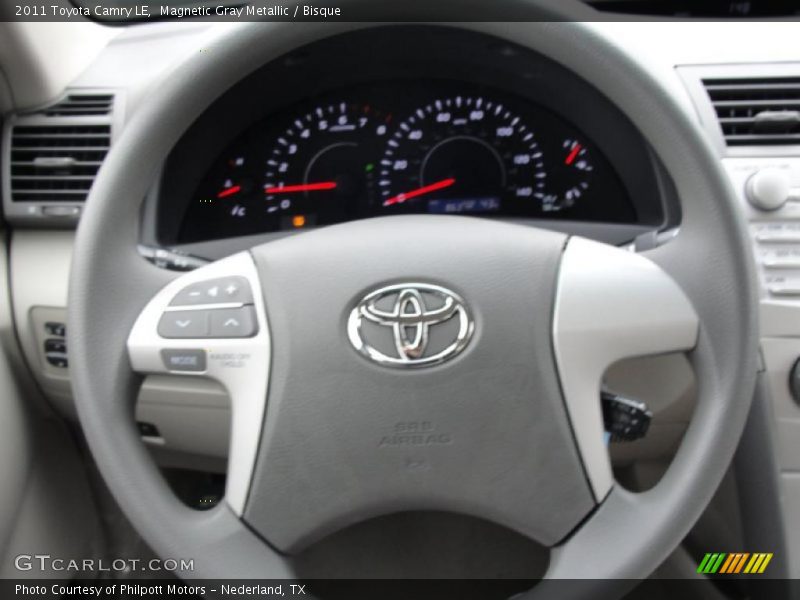 Magnetic Gray Metallic / Bisque 2011 Toyota Camry LE