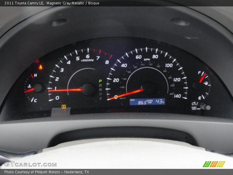  2011 Camry LE LE Gauges