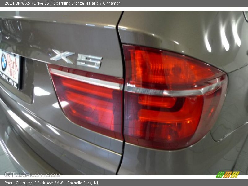 Sparkling Bronze Metallic / Cinnamon 2011 BMW X5 xDrive 35i