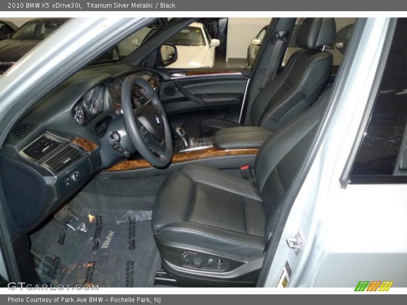 Titanium Silver Metallic / Black 2010 BMW X5 xDrive30i