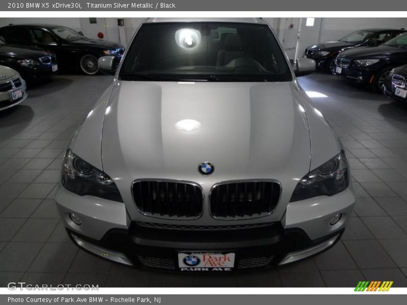 Titanium Silver Metallic / Black 2010 BMW X5 xDrive30i
