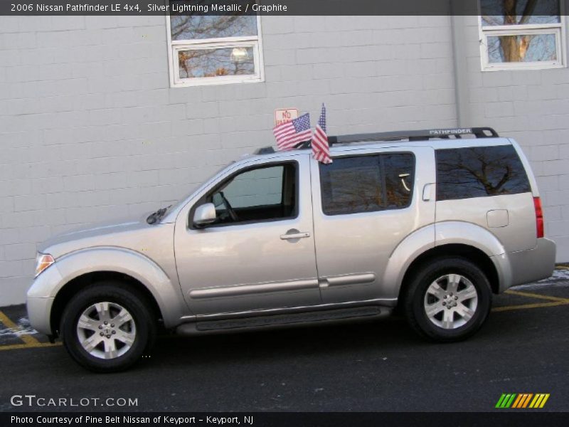 Silver Lightning Metallic / Graphite 2006 Nissan Pathfinder LE 4x4
