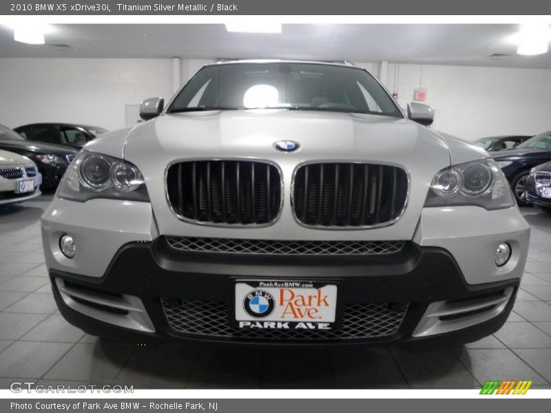 Titanium Silver Metallic / Black 2010 BMW X5 xDrive30i