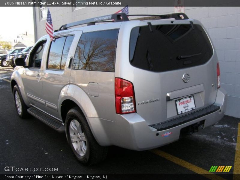 Silver Lightning Metallic / Graphite 2006 Nissan Pathfinder LE 4x4