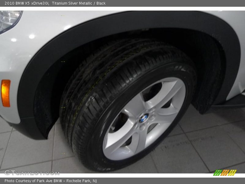 Titanium Silver Metallic / Black 2010 BMW X5 xDrive30i