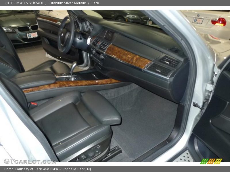 Titanium Silver Metallic / Black 2010 BMW X5 xDrive30i