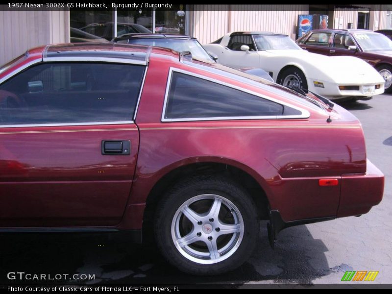 Burgundy / Burgundy 1987 Nissan 300ZX GS Hatchback