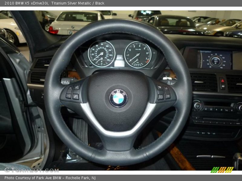 Titanium Silver Metallic / Black 2010 BMW X5 xDrive30i