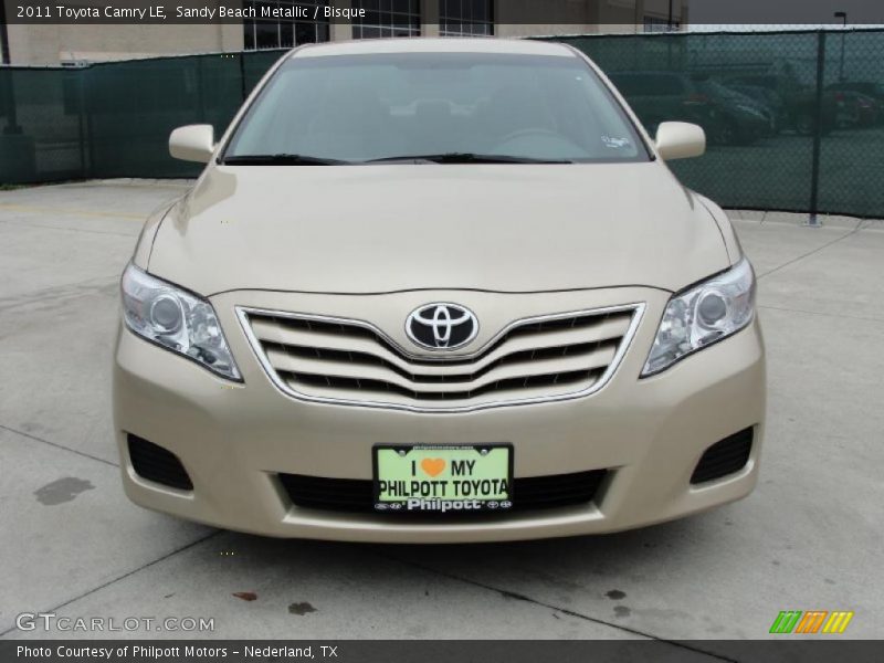 Sandy Beach Metallic / Bisque 2011 Toyota Camry LE