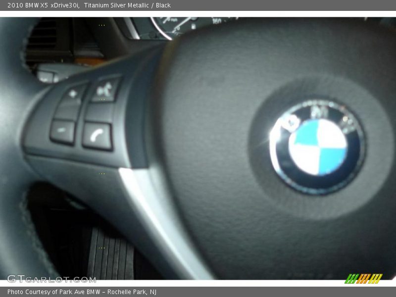 Titanium Silver Metallic / Black 2010 BMW X5 xDrive30i