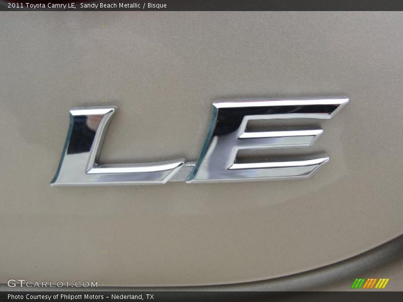 Sandy Beach Metallic / Bisque 2011 Toyota Camry LE
