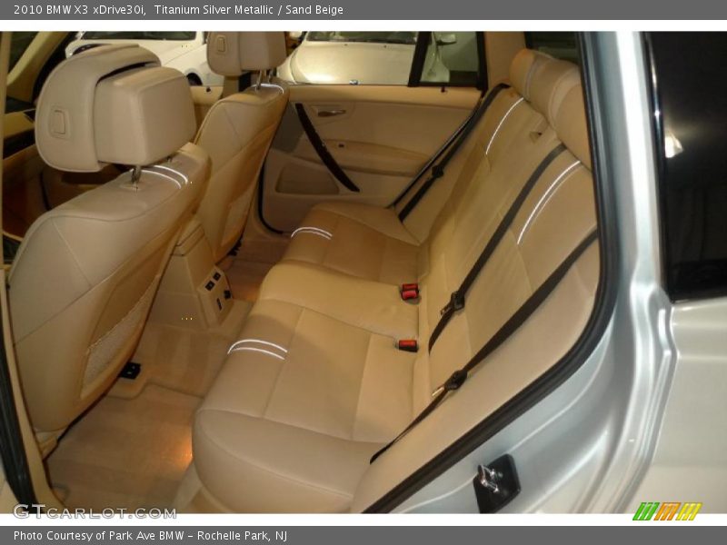Titanium Silver Metallic / Sand Beige 2010 BMW X3 xDrive30i