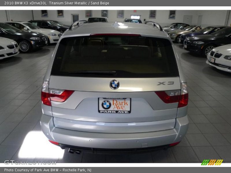 Titanium Silver Metallic / Sand Beige 2010 BMW X3 xDrive30i