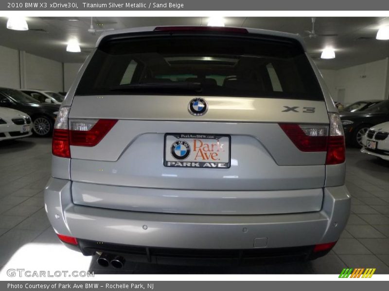 Titanium Silver Metallic / Sand Beige 2010 BMW X3 xDrive30i