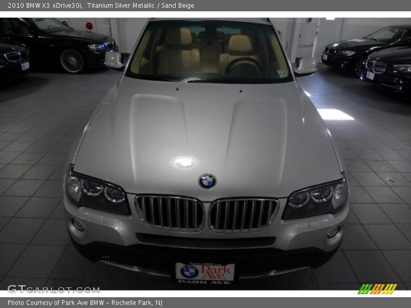 Titanium Silver Metallic / Sand Beige 2010 BMW X3 xDrive30i
