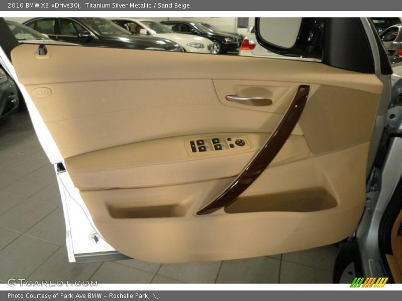 Titanium Silver Metallic / Sand Beige 2010 BMW X3 xDrive30i