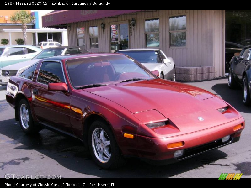 Burgundy / Burgundy 1987 Nissan 300ZX GS Hatchback