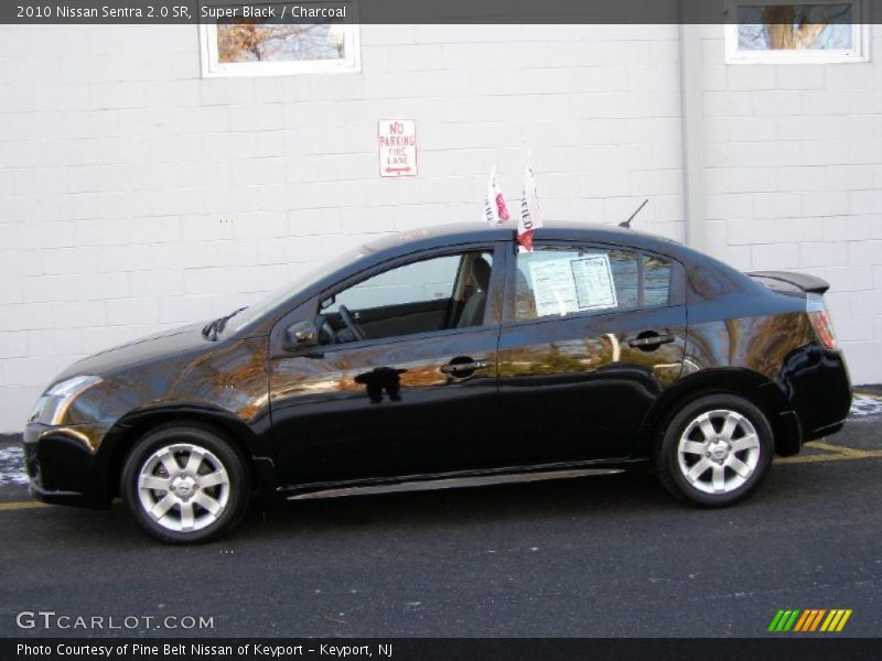 Super Black / Charcoal 2010 Nissan Sentra 2.0 SR
