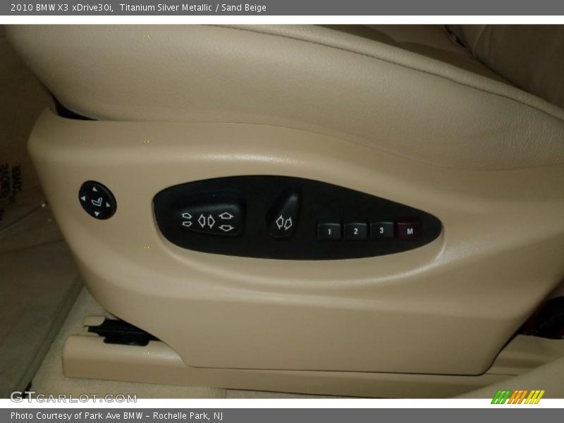 Titanium Silver Metallic / Sand Beige 2010 BMW X3 xDrive30i