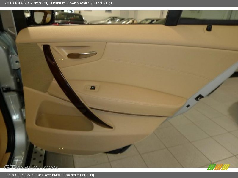 Titanium Silver Metallic / Sand Beige 2010 BMW X3 xDrive30i