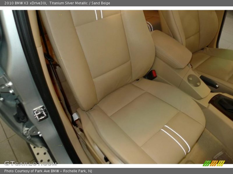 Titanium Silver Metallic / Sand Beige 2010 BMW X3 xDrive30i