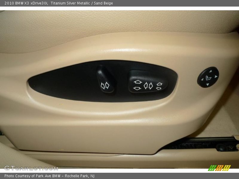 Titanium Silver Metallic / Sand Beige 2010 BMW X3 xDrive30i