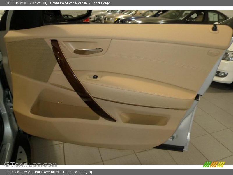 Titanium Silver Metallic / Sand Beige 2010 BMW X3 xDrive30i