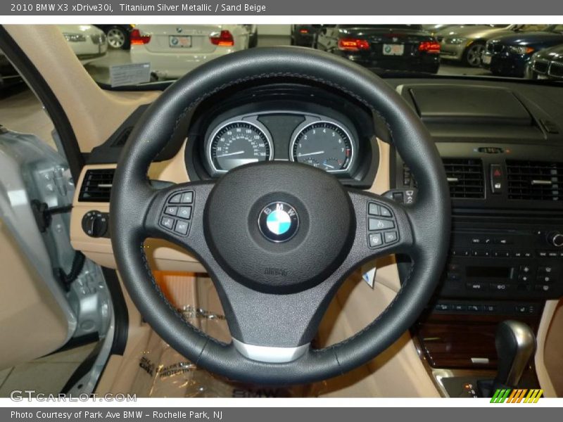 Titanium Silver Metallic / Sand Beige 2010 BMW X3 xDrive30i