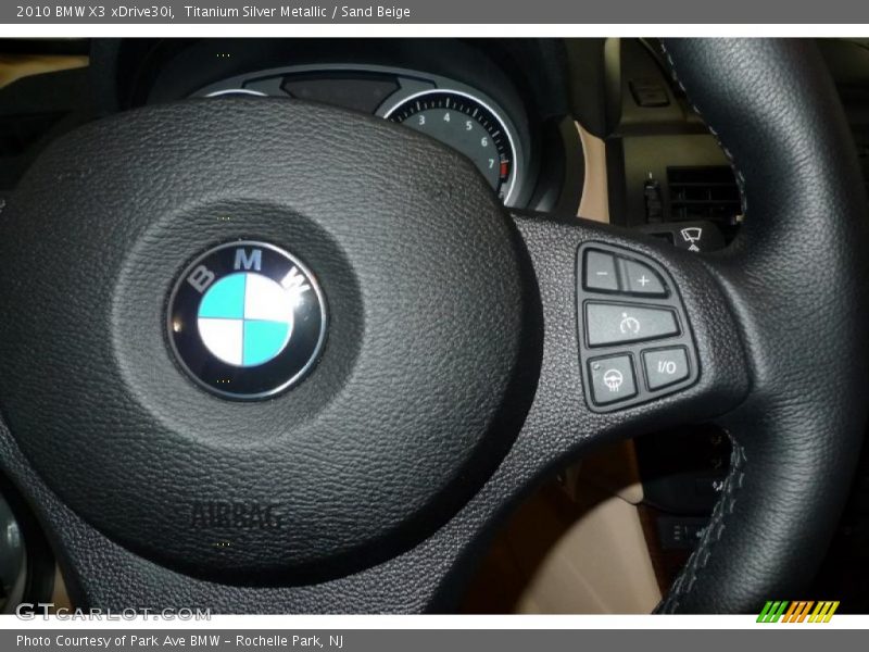 Titanium Silver Metallic / Sand Beige 2010 BMW X3 xDrive30i