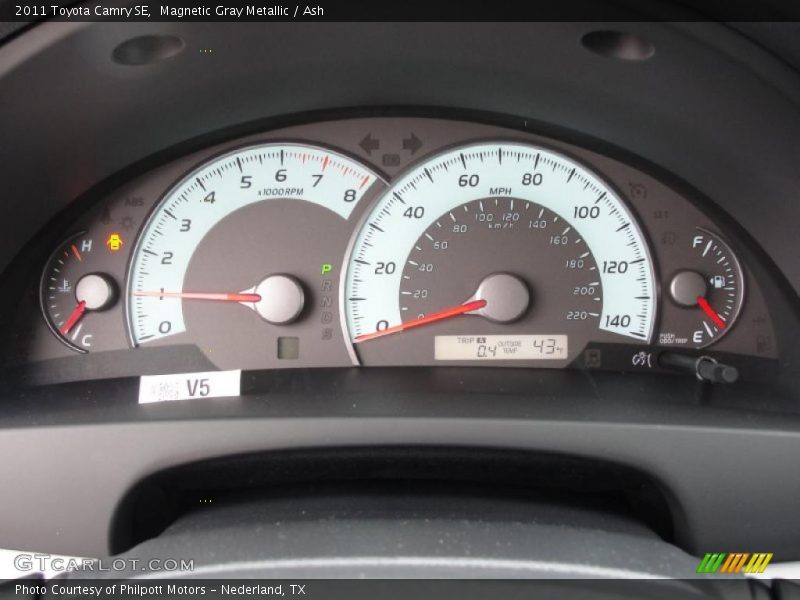  2011 Camry SE SE Gauges