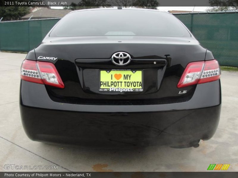 Black / Ash 2011 Toyota Camry LE