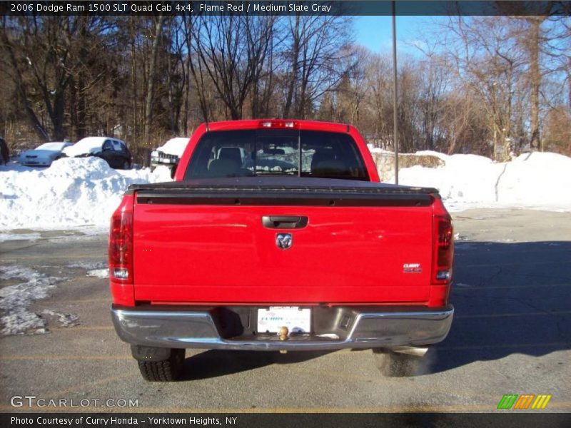 Flame Red / Medium Slate Gray 2006 Dodge Ram 1500 SLT Quad Cab 4x4