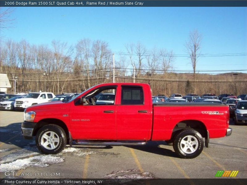 Flame Red / Medium Slate Gray 2006 Dodge Ram 1500 SLT Quad Cab 4x4