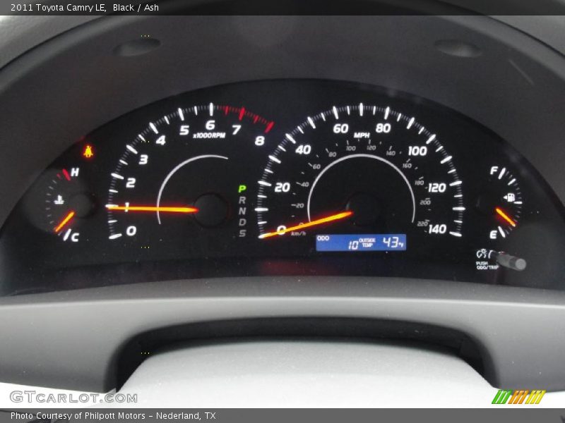  2011 Camry LE LE Gauges