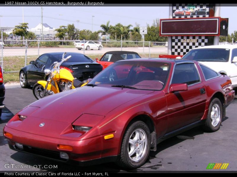 Burgundy / Burgundy 1987 Nissan 300ZX GS Hatchback