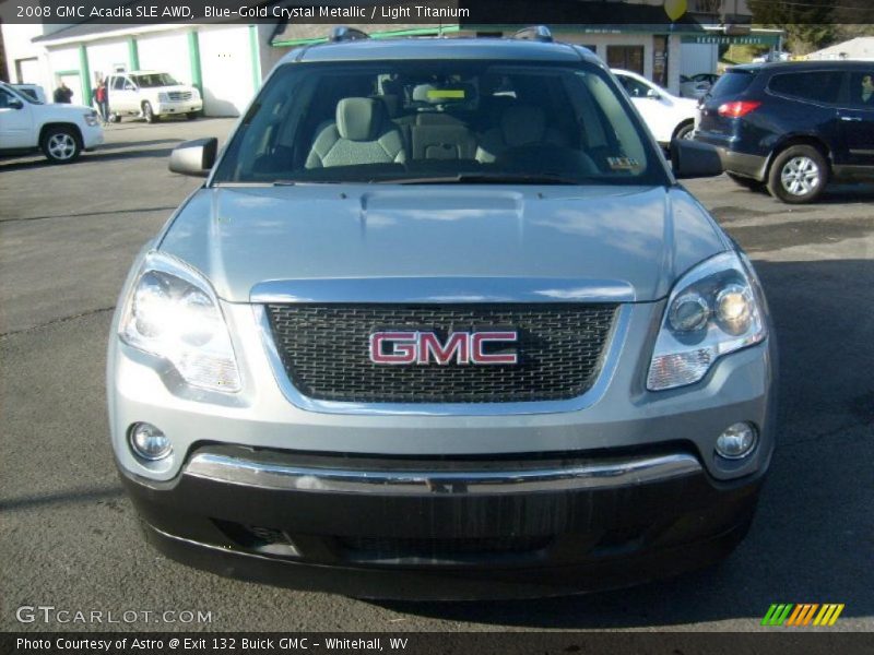 Blue-Gold Crystal Metallic / Light Titanium 2008 GMC Acadia SLE AWD