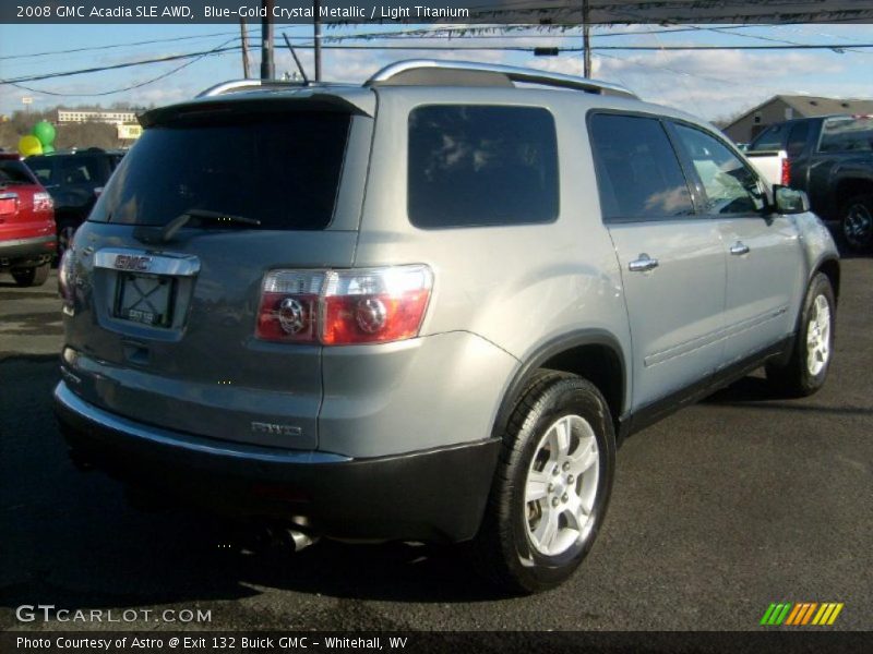 Blue-Gold Crystal Metallic / Light Titanium 2008 GMC Acadia SLE AWD