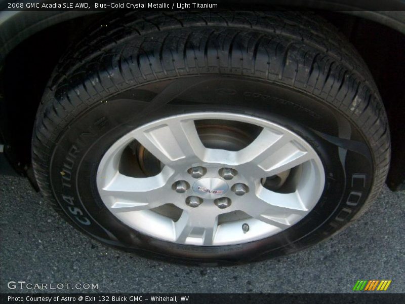 Blue-Gold Crystal Metallic / Light Titanium 2008 GMC Acadia SLE AWD