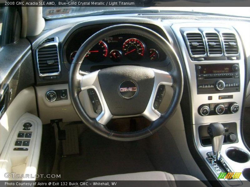 Blue-Gold Crystal Metallic / Light Titanium 2008 GMC Acadia SLE AWD