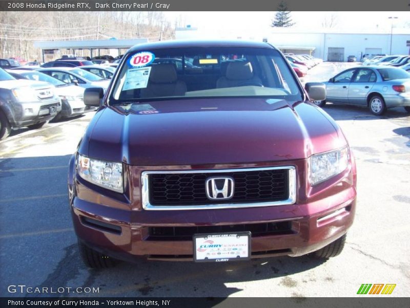 Dark Cherry Pearl / Gray 2008 Honda Ridgeline RTX