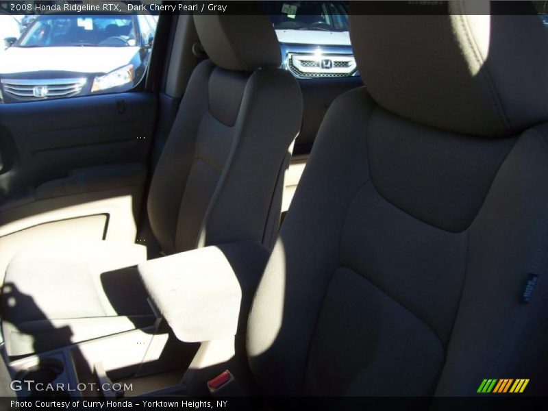 Dark Cherry Pearl / Gray 2008 Honda Ridgeline RTX