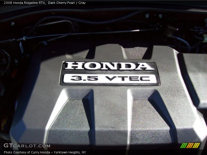 Dark Cherry Pearl / Gray 2008 Honda Ridgeline RTX